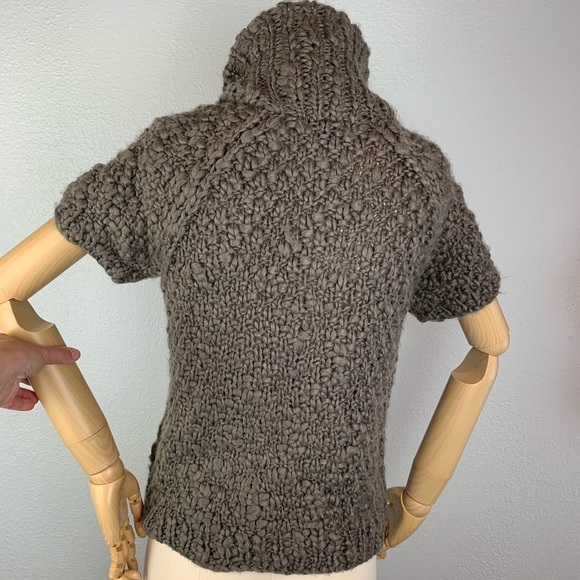 Vivienne Tam Short Sleeve Chunky Cardigan Sweater - Picture 5 of 8